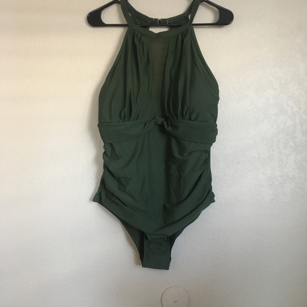 Tempt me | high neck mesh one piece | XL | NWT